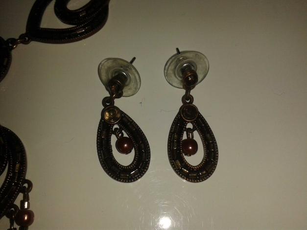 Bronze farbenes Schmuckset