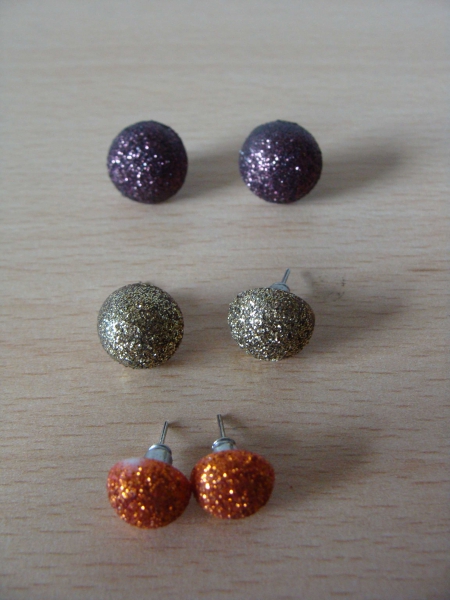 Ohrstecker gold/kupfer/braun