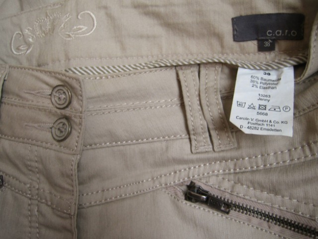 Jeans beige sand c.a.r.o wie neu