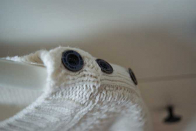 Weißer Strickpulli von H&M