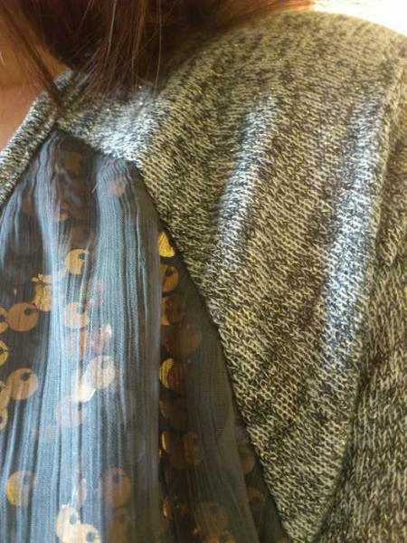 Blogger Cream Oversize Pulli Shirt XL (44-48) macht schlank