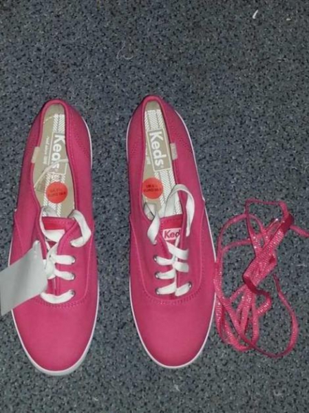 Keds Pink Glitzer Schnürsenkel NEU