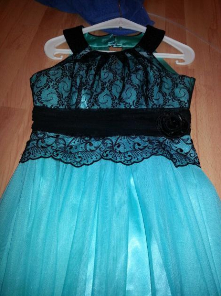 Abendkleid - Lang - Türkis - mint