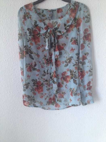 Bluse Chiffon Transparent
