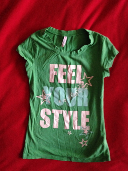 weiches Tshirt, grün