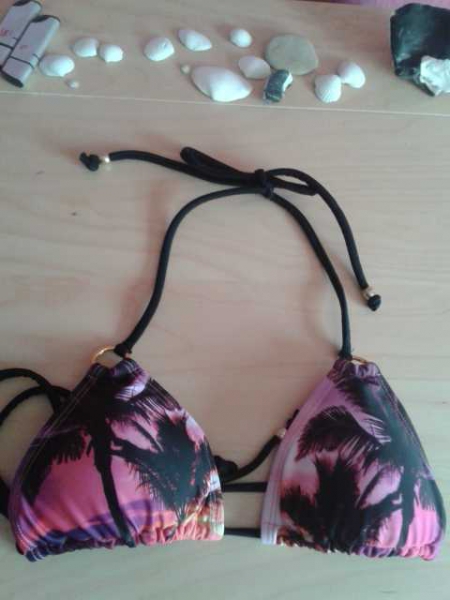 Bikini Oberteil Palmen Exotisch