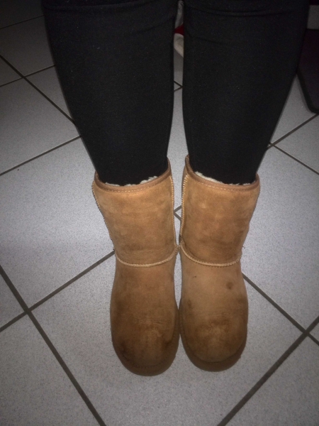 beige UGG Boots 