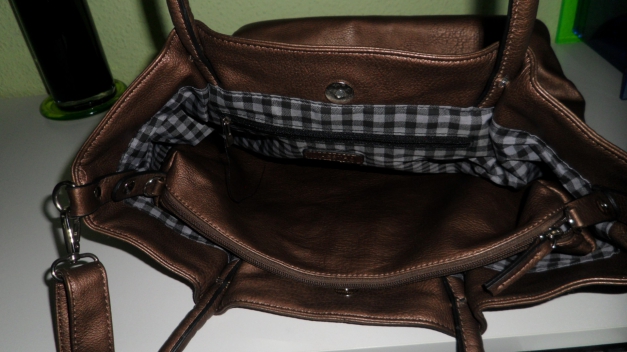 Maestro - Cityshopper - Handtasche - Tasche - Shopper mit herausnehmbarer Innentasche - - Bronze - Top- Zustand