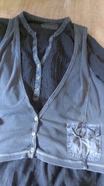 Yerse Weste und Langarmshirt 