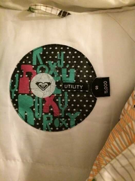 Roxy Snowboardjacke grün braun weiß - WIE NEU