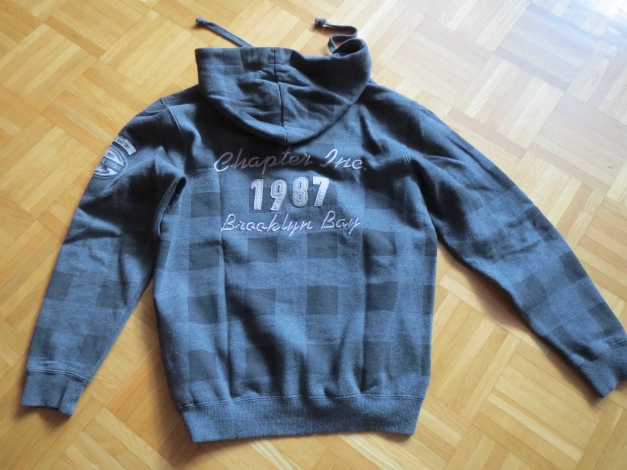 Sweatshirtjacke,kariert,mit Kapuze