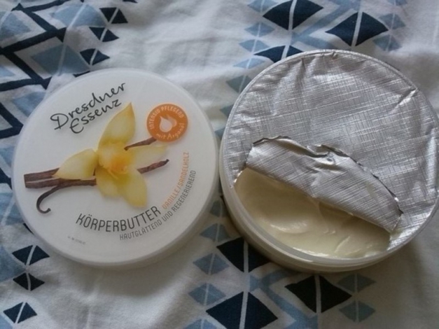 Dresdner Essenz Bodybutter mit Arganöl 'Vanille & Sandelholz' wie neu!
