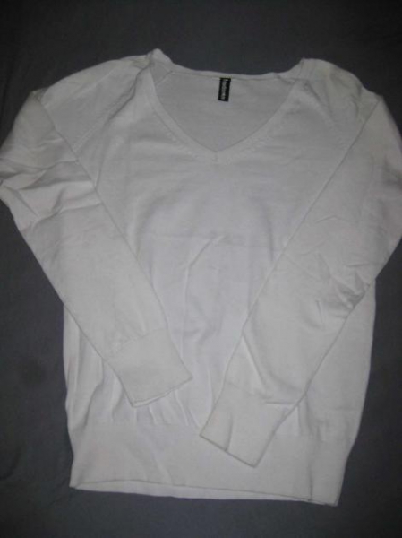 pullover, weiß, madonna