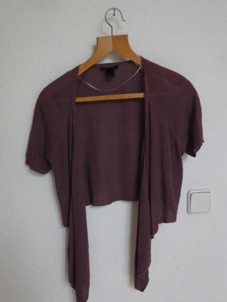 Lila Kurzbolero von Mango 