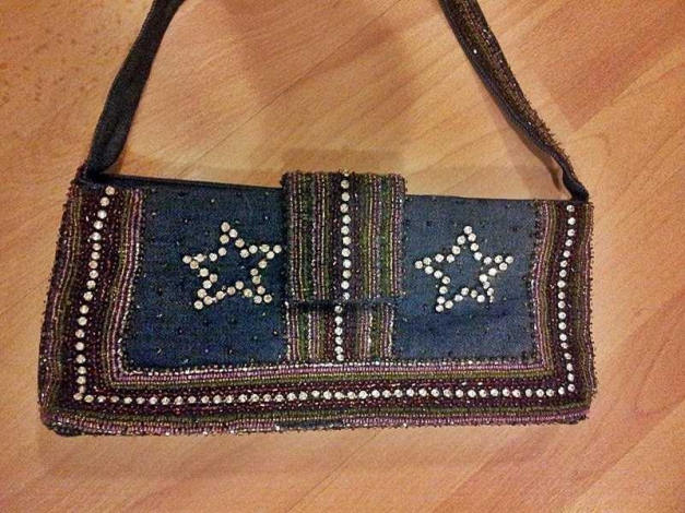 Wunderschöne vintage Steinchen Tasche Neu