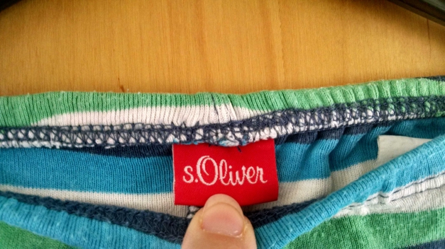 Bequeme, gestreifte Hose Gr. 62