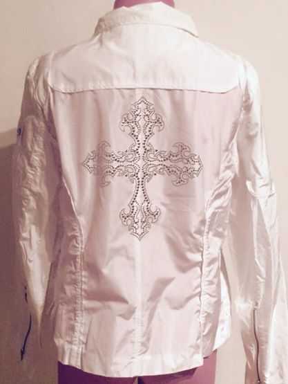 MILESTONE // Weiße Bikerjacke