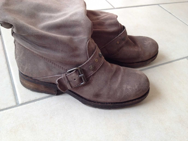 KOAH/ coole Boots aus gegerbten Leder