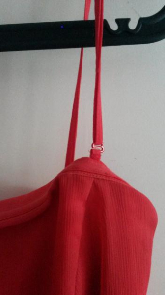 korallefarbenes Cocktailkleid von Esprit