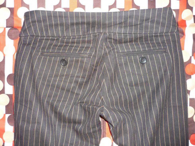 Nadelstreifen Hose * Gr.35 * Schlaghose * Hüfthose