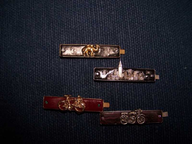 Krawattennadeln/Klemmen, DIY 4 Stück