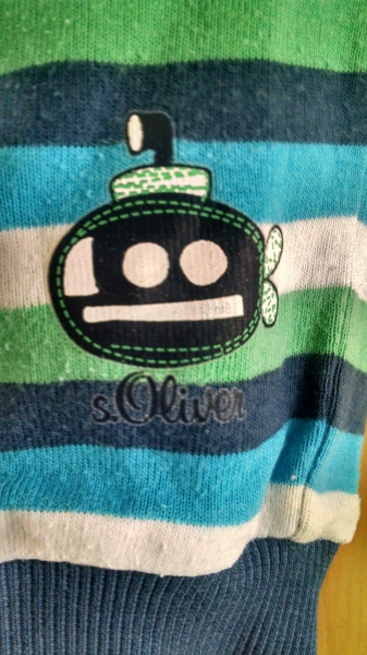 Bequeme, gestreifte Hose Gr. 62