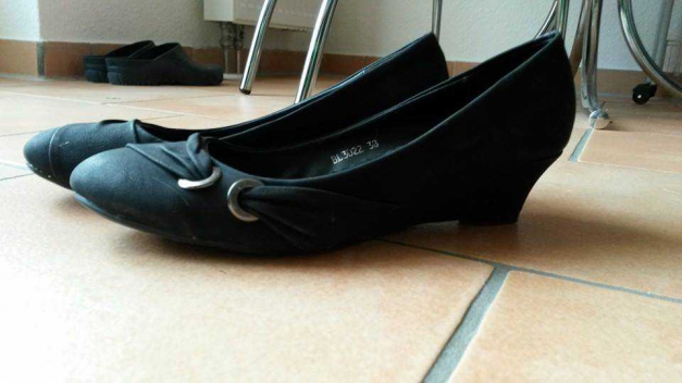NEUE Ballerinas mit Keilabsatz