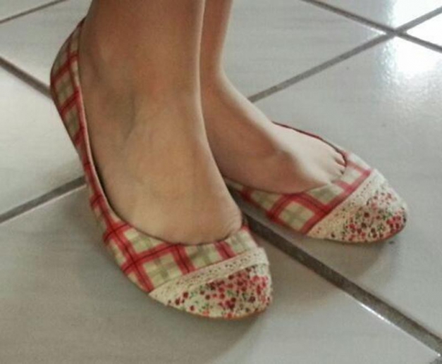  Süße karierte Ballarinas