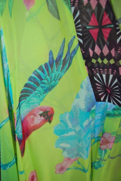 MATTHEW WILLIAMSON FOR H&M TUNIKA KLEID MIT KOLIBRIS, SOMMER, SHIRT, NEU! XS 34