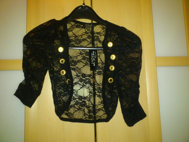  nagelneuer sexy spitzenbolero edel