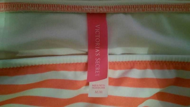 Victoria's Secret Bikini Pink/Weiss Gr.M 75B