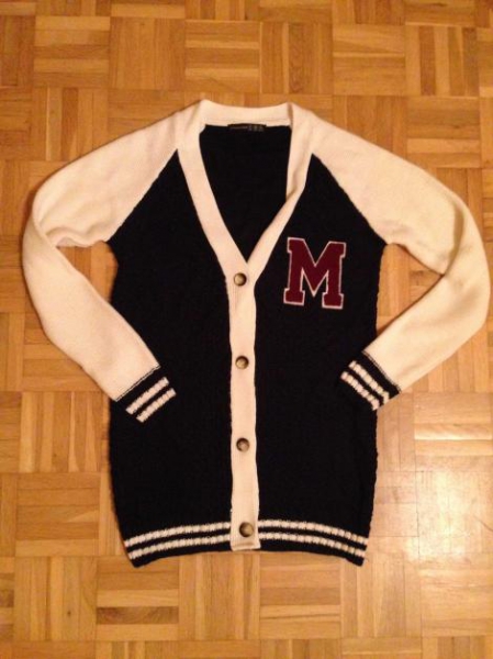 College Cardigan xs