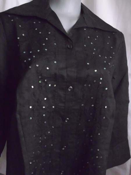 M & S Damenbluse Größe 42 schwarz