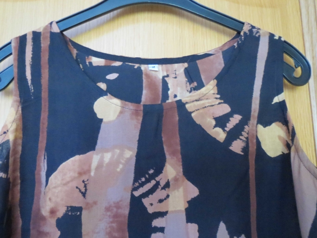 Top, Gr.42/M, neu, braun-beige