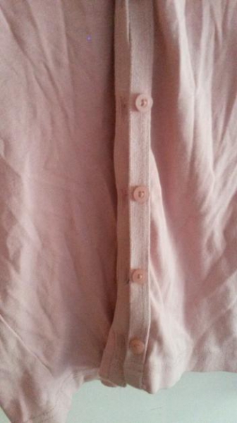 altrosafarbener Cardigan