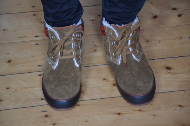 Winterschuhe gefüttert bunt