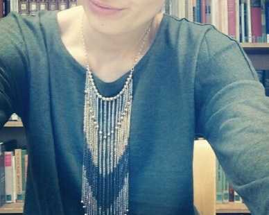 Kette Statement gold silber grau