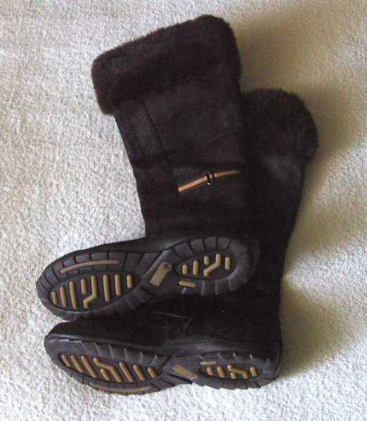 Braune Stiefel , Gr.39