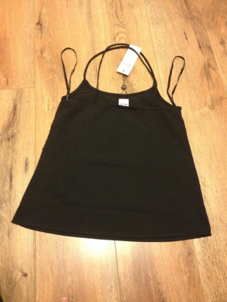 NEU Party Top Vero Moda Spaghetti träger schwarz XS 34