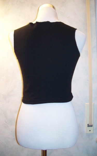 MODERN WOMAN// Schwarzes Kurz-Top 