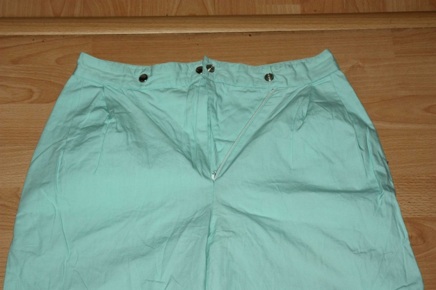 Chino Hose, türkis, Gr. 38
