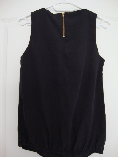 VERO MODA Top, Bluse, schwarz