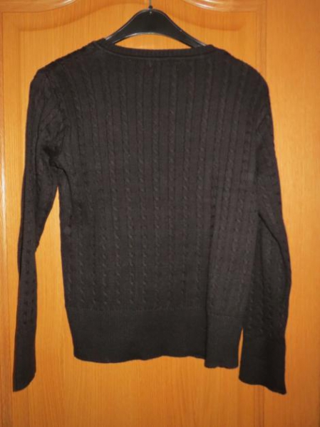Pullover,schwarz,V-Ausschnitt