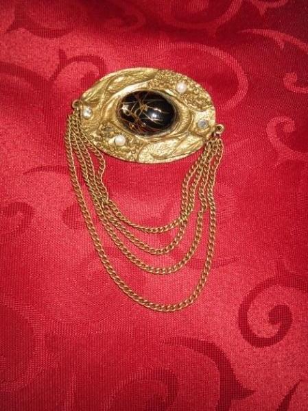 Vintage Brosche, Modeschmuck,70-80er Jahre