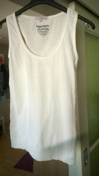 weißes tanktop von tally weijl