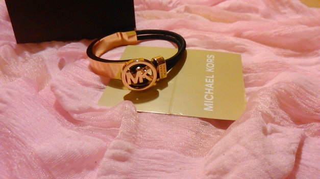 Michael Kors Armband Armreif schwarz/gold