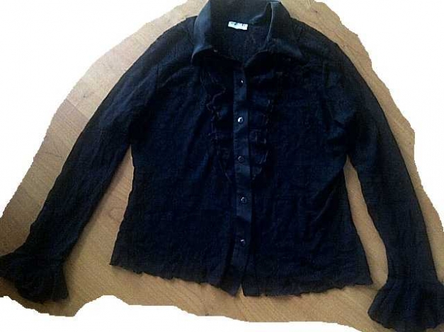 Melrose Spitzenbluse schwarz 38