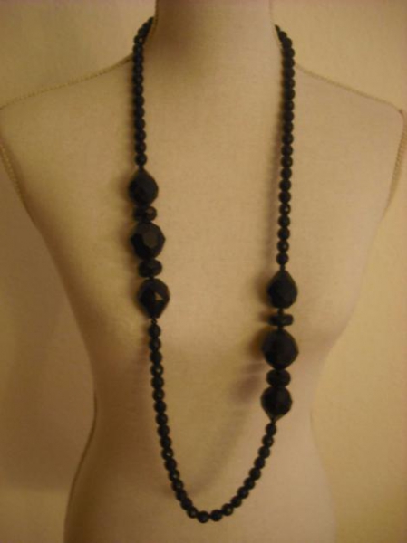 Statement - Blogger - Kette, schwarz, aus New York