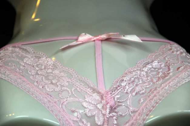  Sexy Damen Spitze G-String rosa