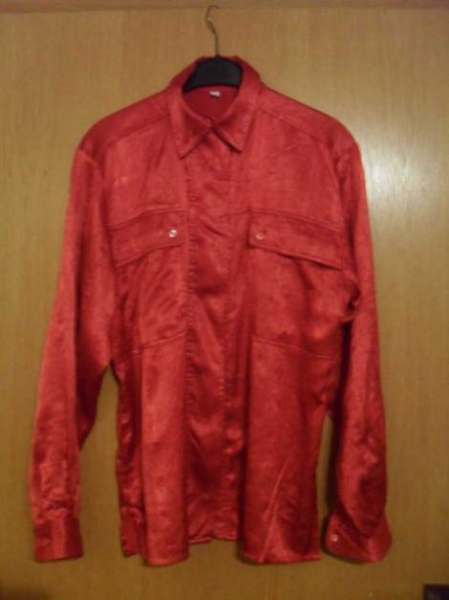 glänzendes crinkle-Hemd